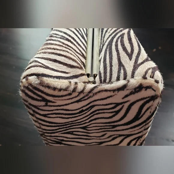 Vintage Pony Zebra Leon of California purse handbag - Picture 4 of 8